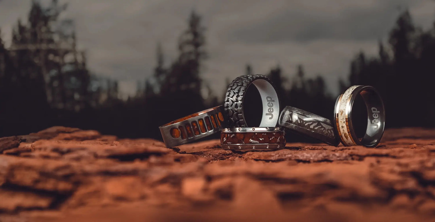 manly bands officially licensed Jeep rings