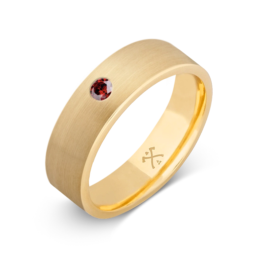 10K Yellow Gold with Stone - Build Your Own Band