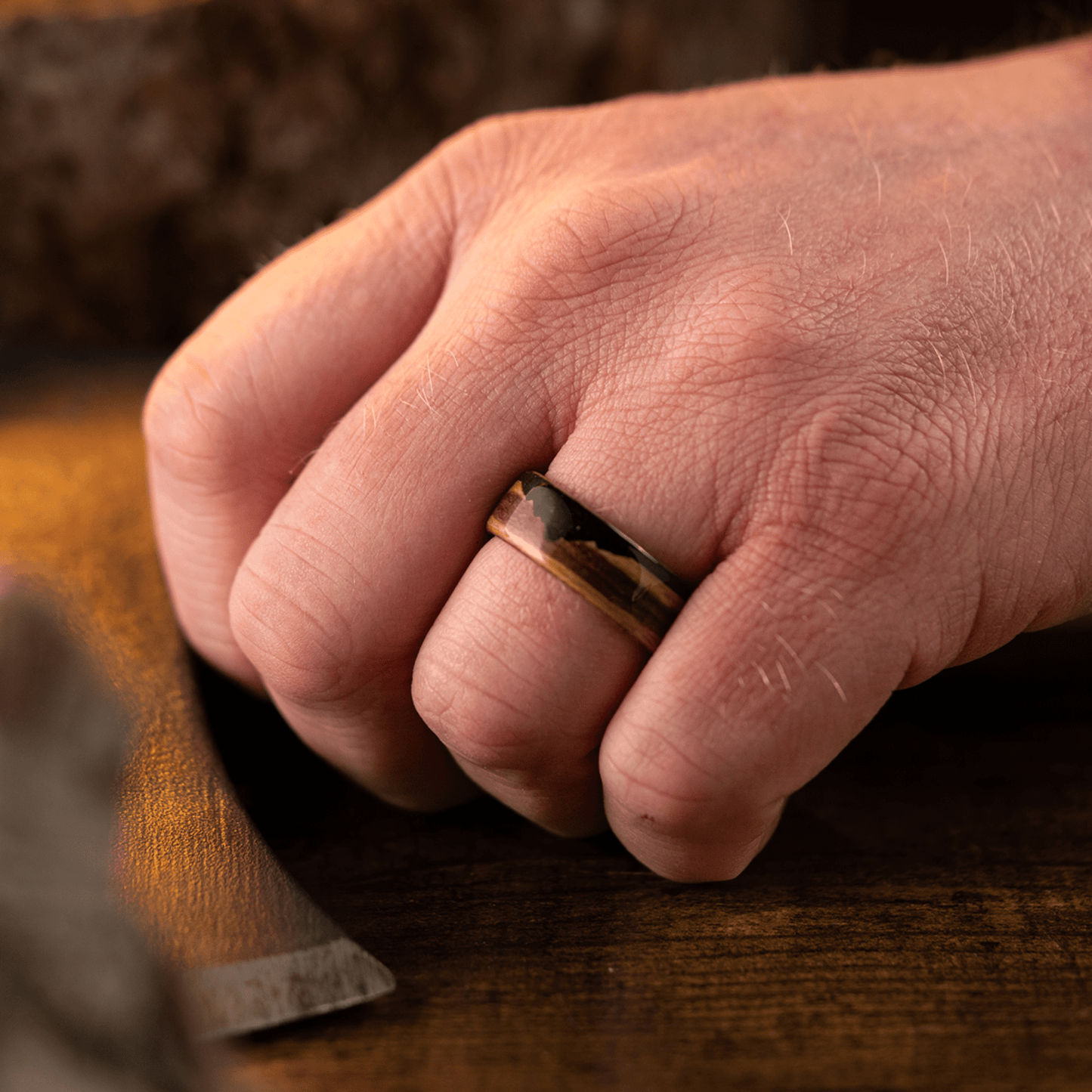 The Alpinist - Men's Wedding Rings - Manly Bands