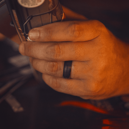 The Caped Crusader™️ - Men's Wedding Rings - Manly Bands