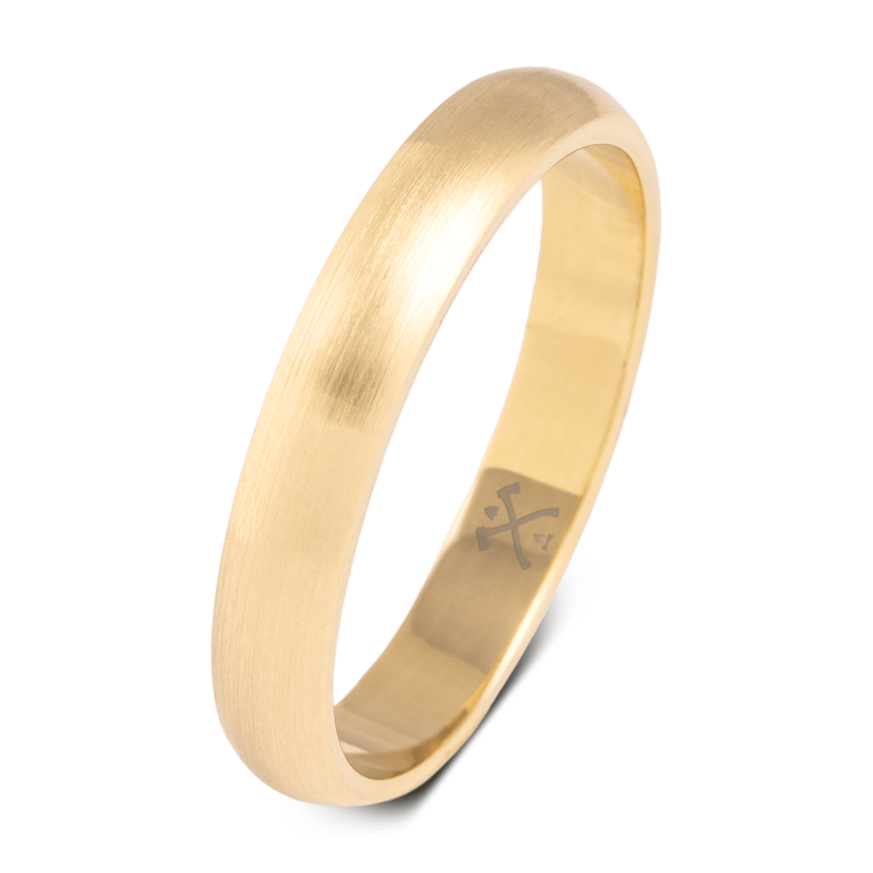 The EVP.  Mens gold wedding band (4mm wide)