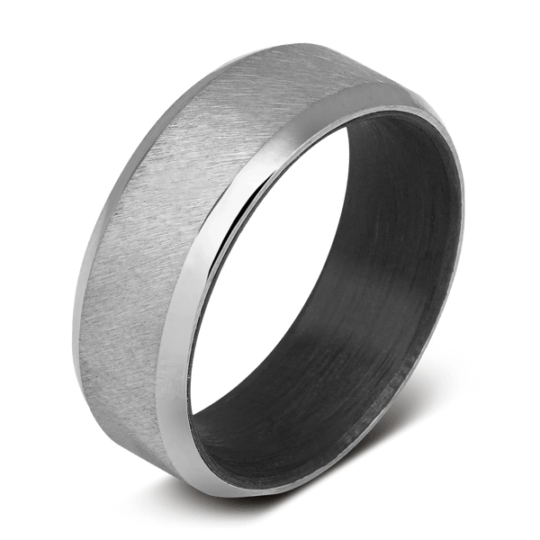 Silver Wedding Ring | Unique Men's Ring – Modern Gents