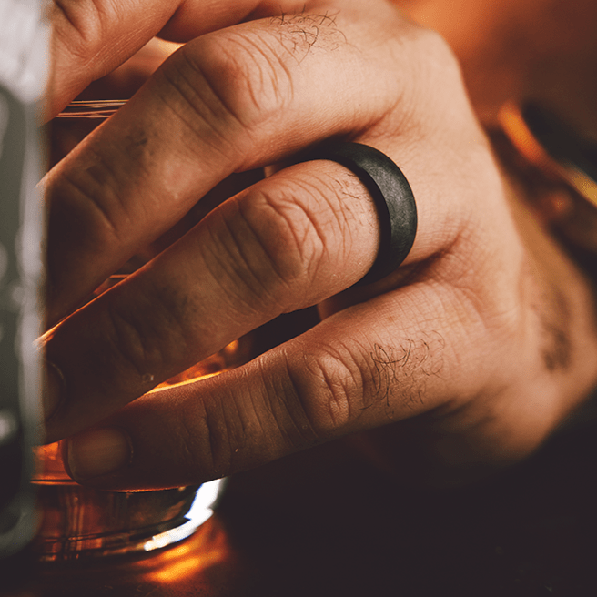 The Luchese - Men's Wedding Rings - Manly Bands