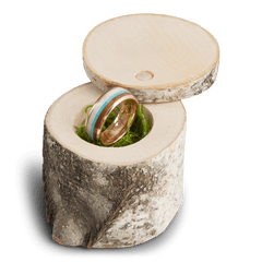 The Manly Birch Ring Box