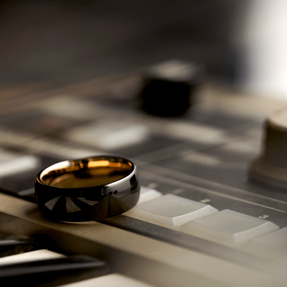 The Record Producer - Men's Wedding Rings - Manly Bands