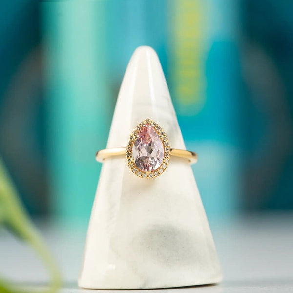Scarf Ring / Rose Gold Pearl – Stacy Bradley Design