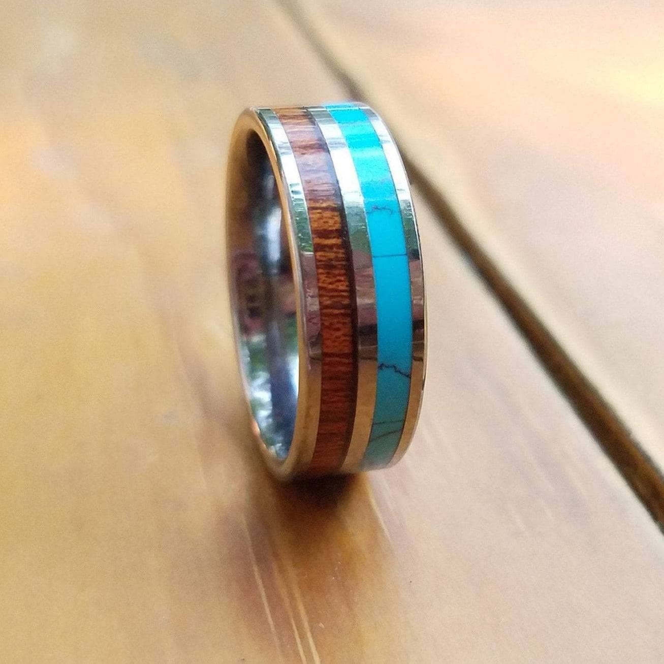 The Surfer - Men's Wedding Rings - Manly Bands
