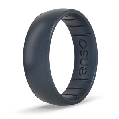 Elements Classic Silicone Ring - Black Pearl - Men's Wedding Rings - Manly Bands