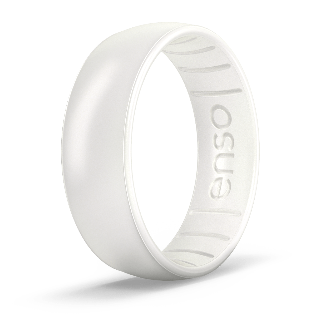 Elements Classic Silicone Ring - Pearl - Men's Wedding Rings - Manly Bands