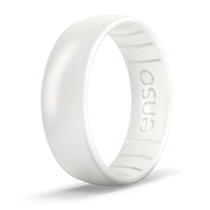 Elements Classic Silicone Ring - Pearl - Men's Wedding Rings - Manly Bands