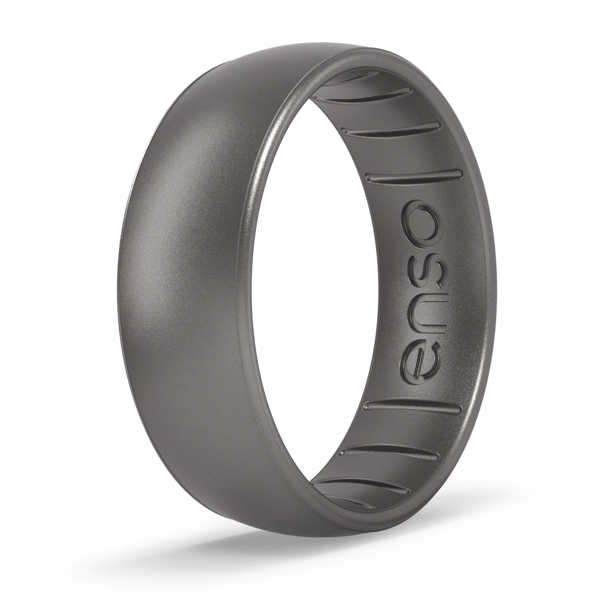 Elements Classic Silicone Ring - Platinum - Men's Wedding Rings - Manly Bands