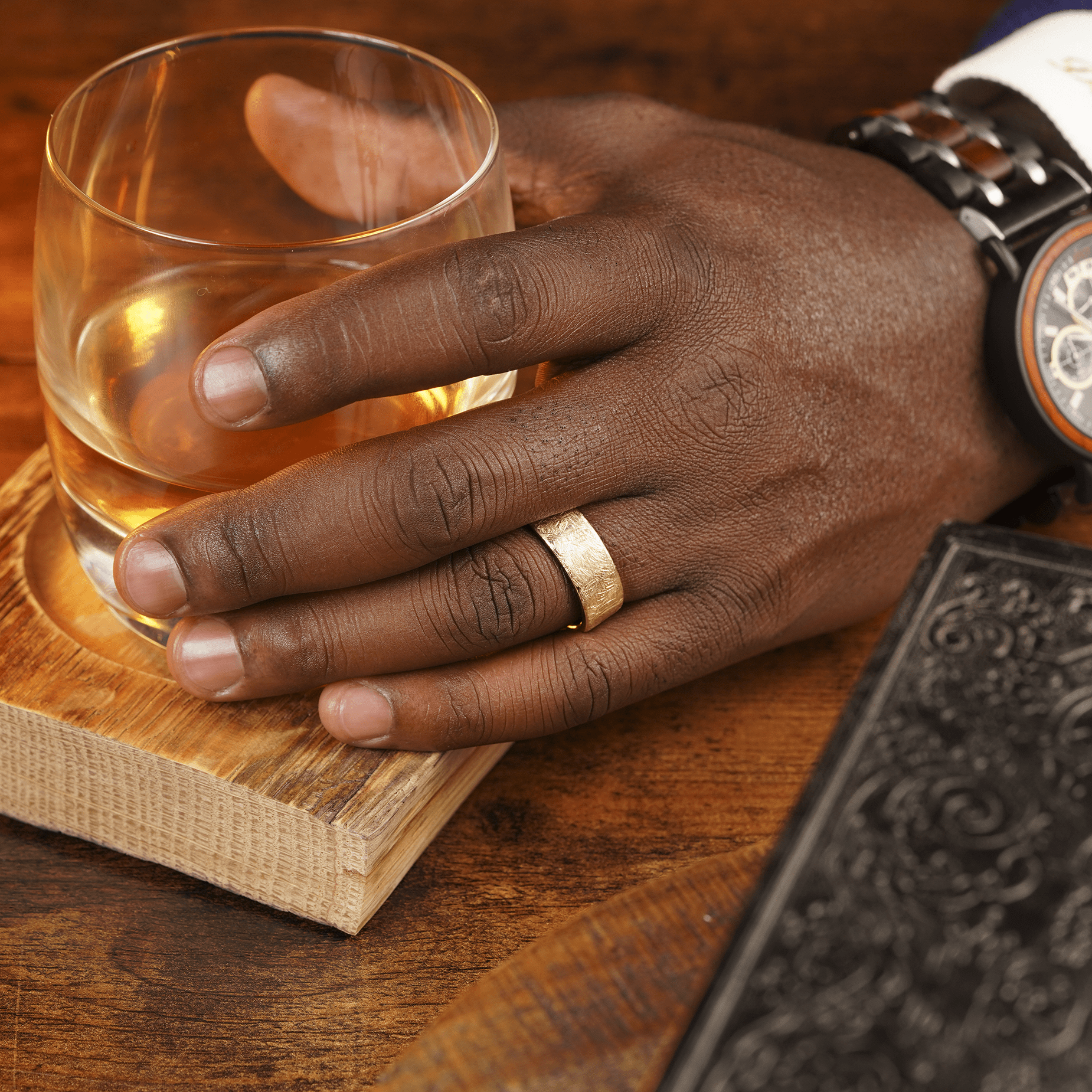 The Baron - Men's Wedding Rings - Manly Bands
