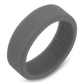 Gunmetal colored Silicone band - Men's Wedding Rings - Manly Bands