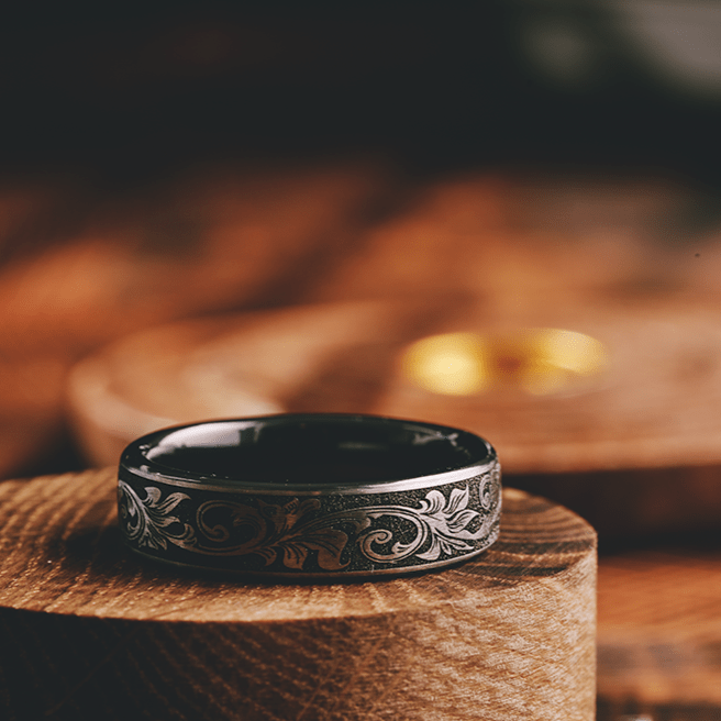 The Romantic - Men's Wedding Rings - Manly Bands