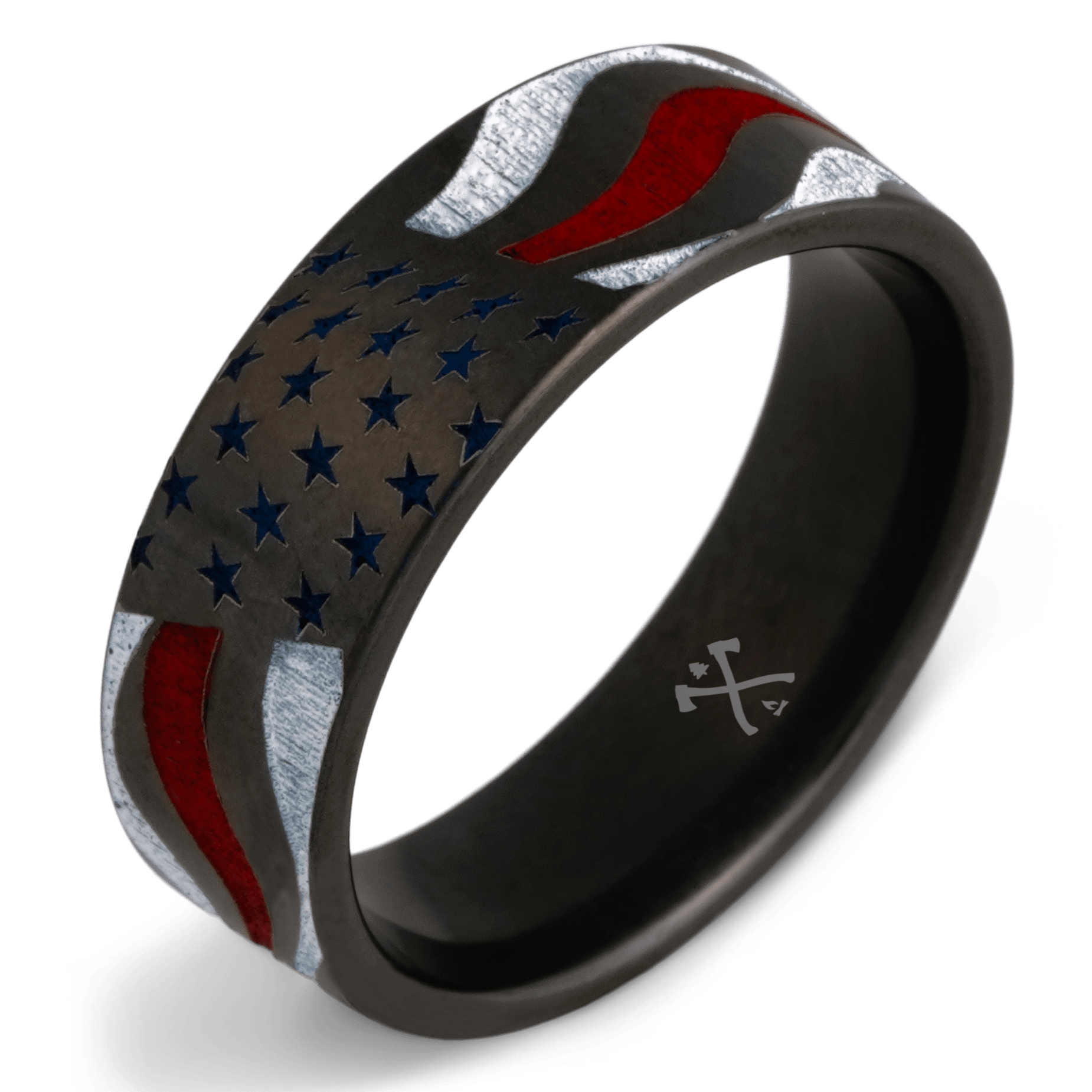 The Veteran - Men's Wedding Rings - Manly Bands