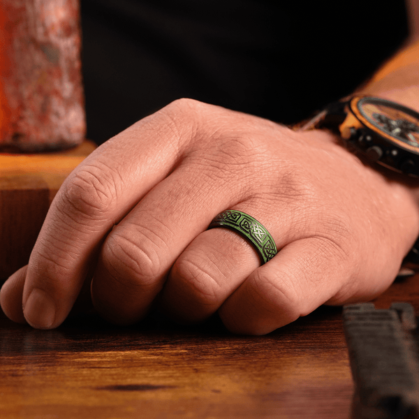 Sterling Silver Dragon Wedding Ring Set, Matching Dragon Wedding Rings,  Silver Celtic Matching Wedding Bands, Celtic Dragon Rings, 1380 1803